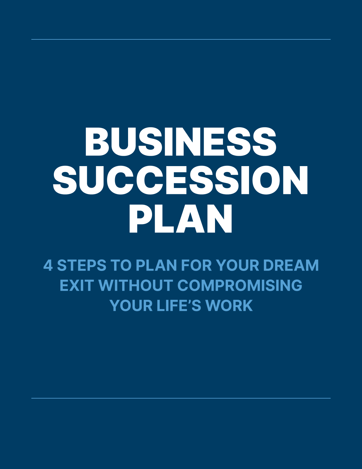 Business Succession Planning